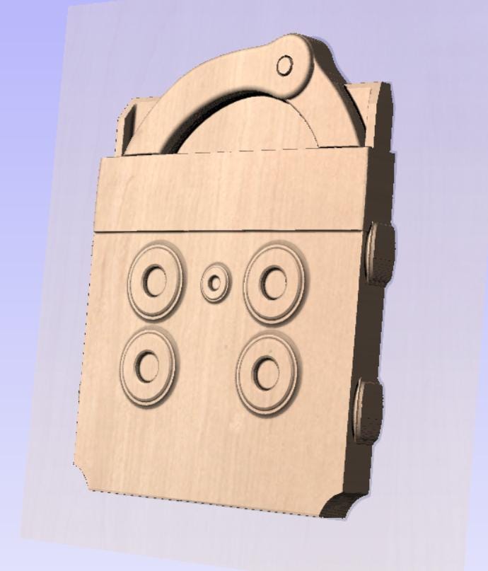 Police Handcuffs STL File, CNC 3D Printer Digital Download