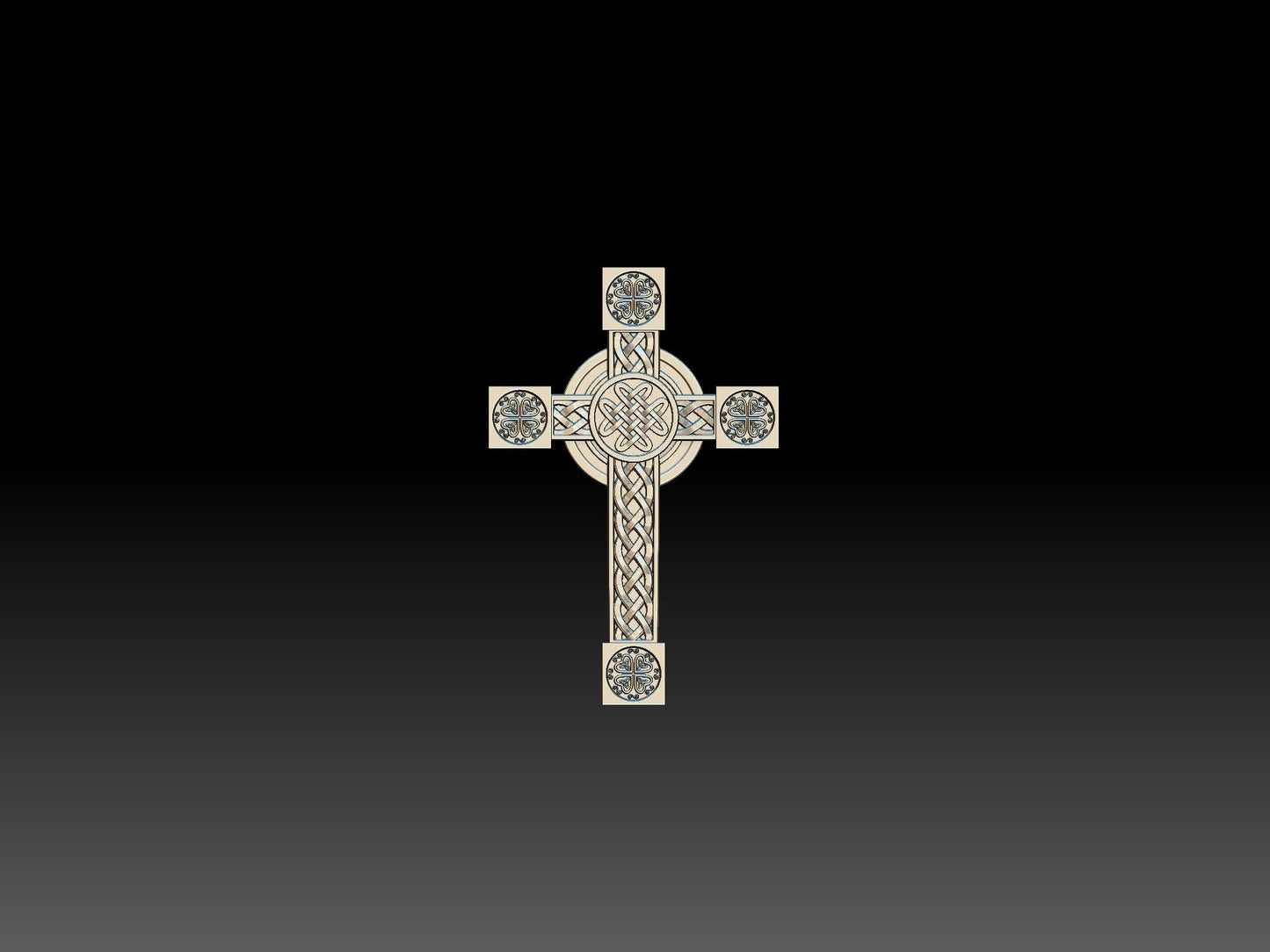 Irish Celtic Cross STL Digital File