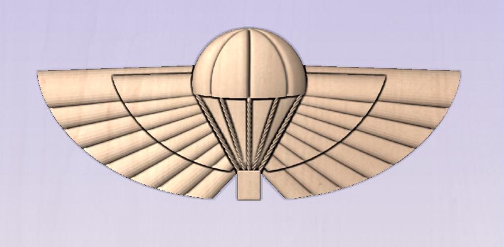 SASR Summer Jump Wings Aussie Army STL Digital File