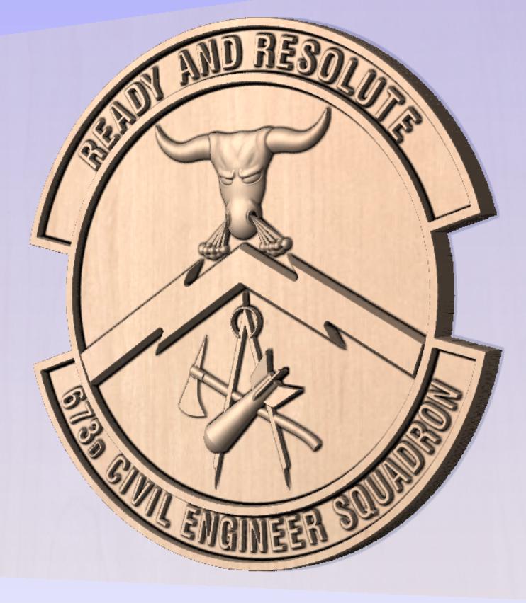 673D Civil Engineer Squadron STL Digital File