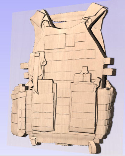 Body Armor STL Digital File