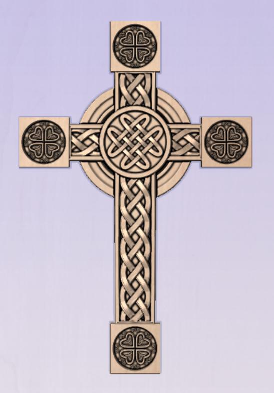 Irish Celtic Cross STL Digital File