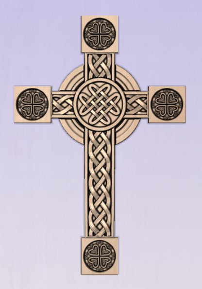 Irish Celtic Cross STL Digital File