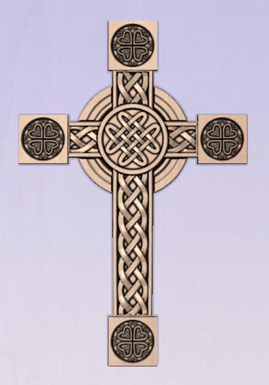 Irish Celtic Cross STL Digital File