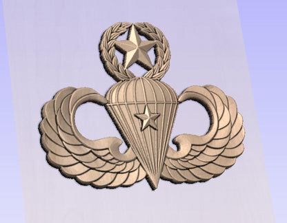 Master Airborne Wings with 1 Combat Jump