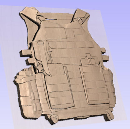 Body Armor STL Digital File