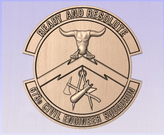 673D Civil Engineer Squadron STL Digital File