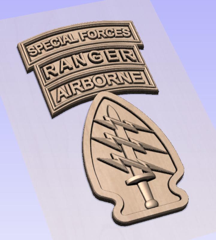 Airborne Ranger Special Forces Patch STL