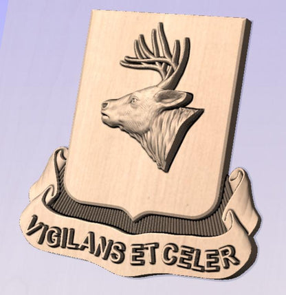 3-395 Infantry Regiment - VIGILANS ET CELER Stl