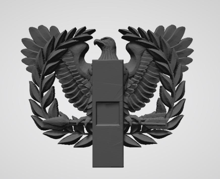 Chief Warrant Officer 1 STL digital file