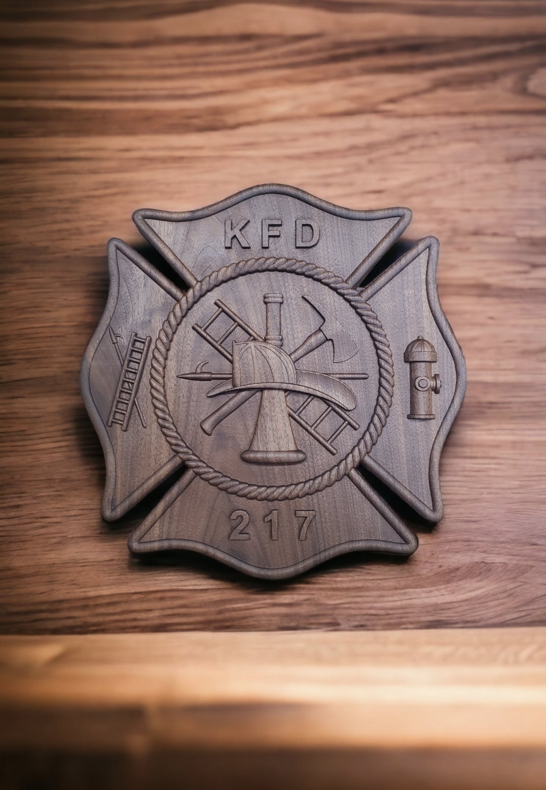 Fireman Retirement plaque
