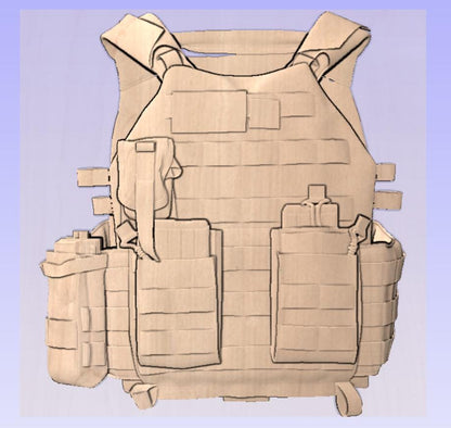 Body Armor STL Digital File
