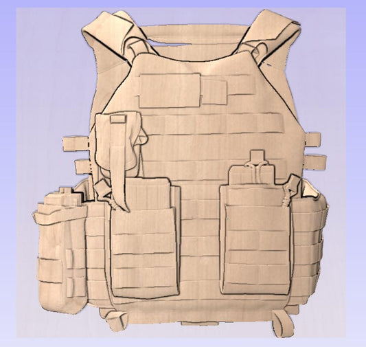 Body Armor STL Digital File