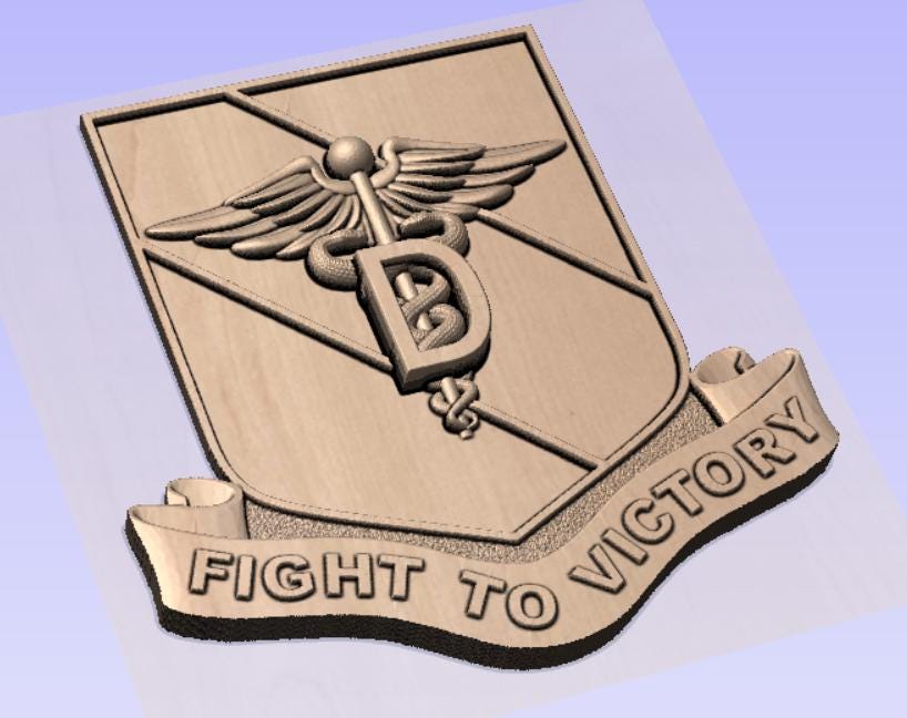 DENTAC Fight To Victory STL Digital File