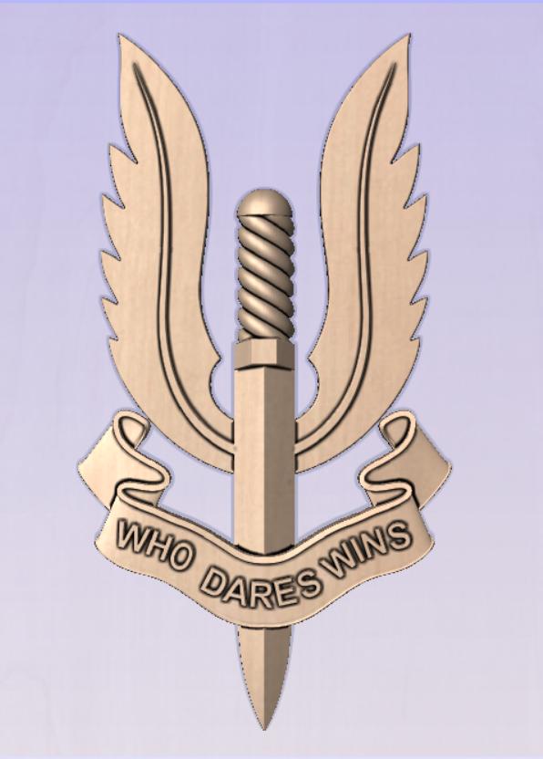 Who Dares Wins Aussie Army STL Digital File