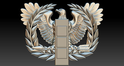 Chief Warrant Officer Stls - with no rank and with CW3