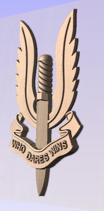 Who Dares Wins Aussie Army STL Digital File
