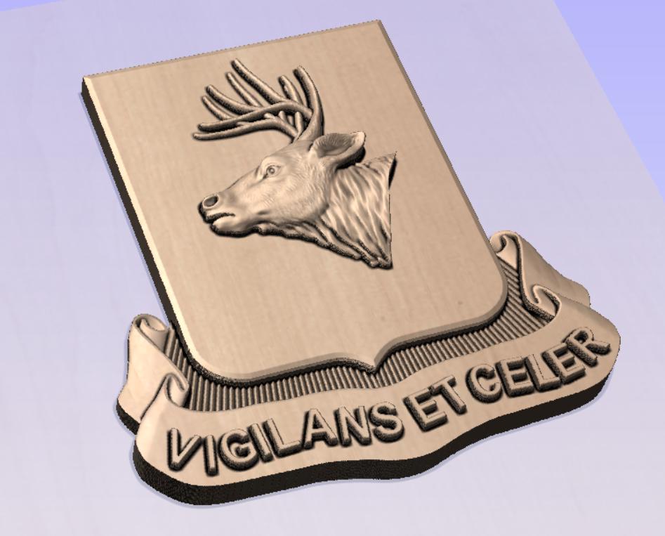 3-395 Infantry Regiment - VIGILANS ET CELER Stl