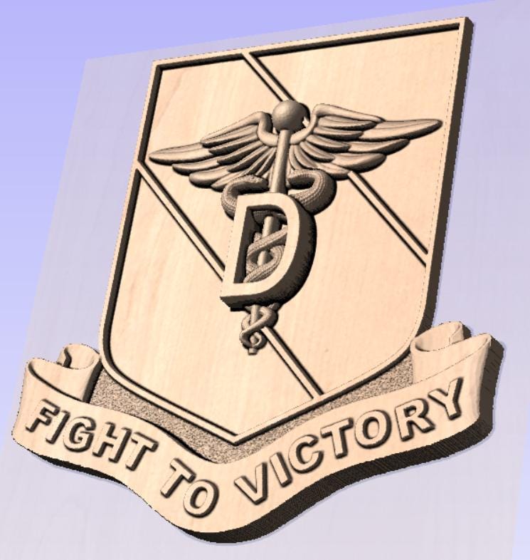 DENTAC Fight To Victory STL Digital File