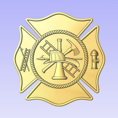 Fireman Retirement plaque