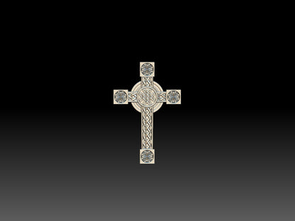 Irish Celtic Cross STL Digital File