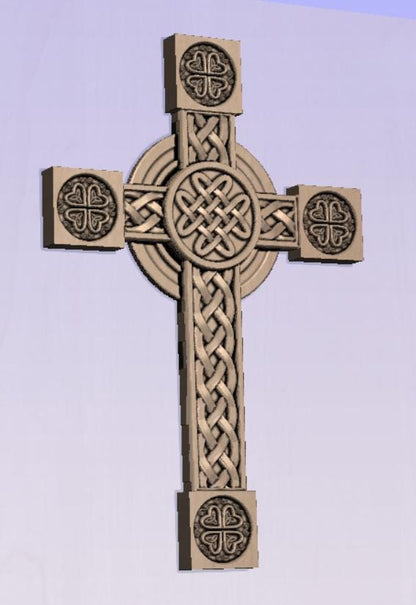 Irish Celtic Cross STL Digital File